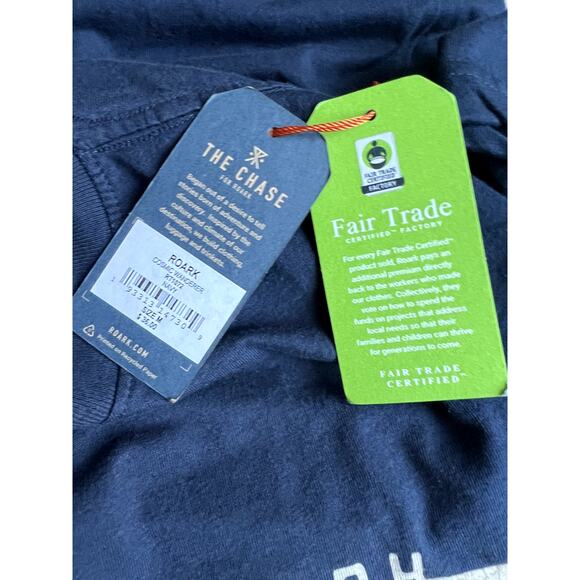 NWT Roark Cosmic Wanderer navy blue short sleeve t-shirt - Picture 5 of 5